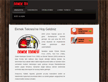 Tablet Screenshot of ekmekteknesi.com.tr